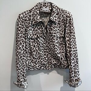 KENAR  animal print full zip‎ jacket